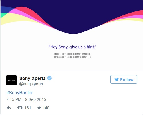 Hình ảnh đăng tải trên trang Twitter của Sony