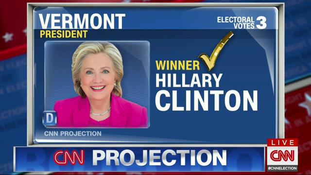 Hillary Clinton giành chiến thắng tại Vermont Hillary Clinton giành chiến thắng tại Vermont