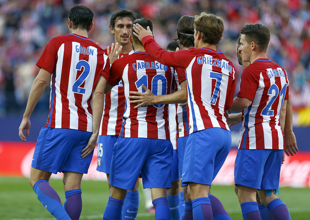 VIDEO, Atl Madrid 7-1 Granada: Carrasco rực sáng, Atletico vững ngôi đầu - Ảnh 1.