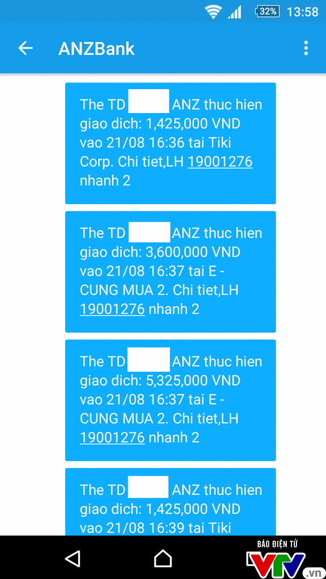 Hàng loạt thẻ tín dụng ANZ “bốc hơi” không rõ nguyên nhân - Ảnh 1.