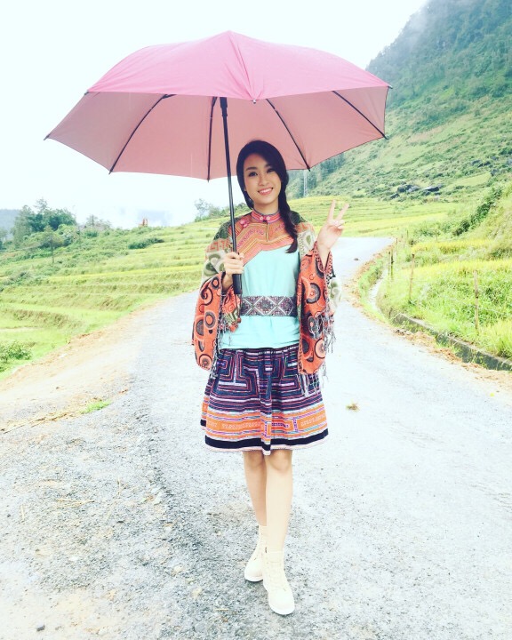 Hoa hậu Việt Nam 2016 Đỗ Mỹ Linh choáng ngợp trước vẻ đẹp của Sapa - Ảnh 6.