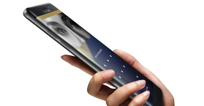 Galaxy Note 7 được trang bị tính năng bảo mật bằng mống mắt