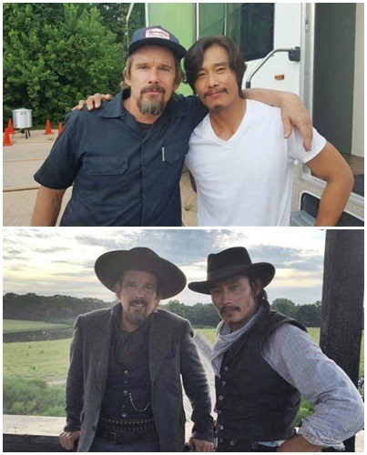 Lee Byung Hun và tình bạn thân thiết với Ethan Hawke - Ảnh 1.