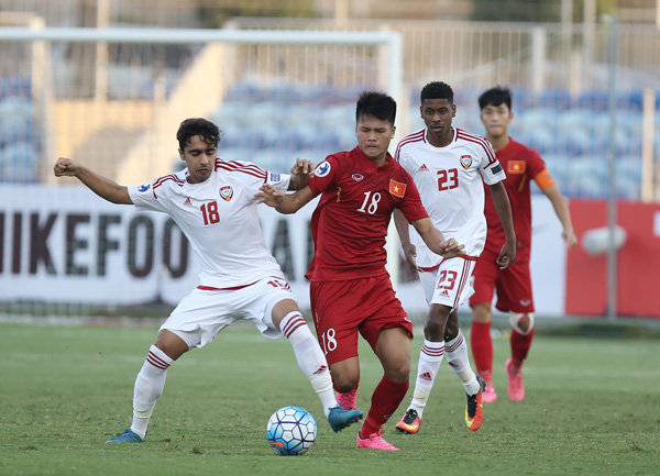 VIDEO U19 Việt Nam 1-1 U19 UAE: Đánh rơi chiến thắng đáng tiếc - Ảnh 3.
