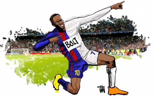 Nếu tồn tại cầu thủ kết hợp giữa Messi, Ronaldo và… Usain Bolt - Ảnh 2.