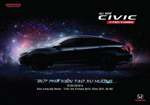 Honda Civic 2017 sắp trình làng tại VMS 2016 - Ảnh 5.