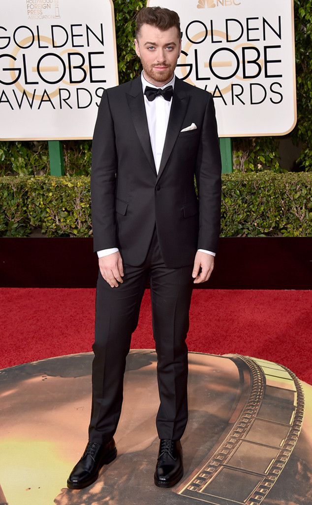 Nam ca sĩ Sam Smith cũng đã có mặt từ sớm trên thảm đỏ Nam ca sĩ Sam Smith cũng đã có mặt từ sớm trên thảm đỏ
