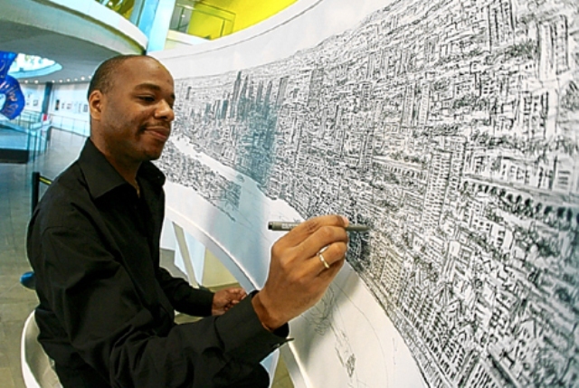 Khâm phục khả năng vẽ bằng trí nhớ của họa sĩ Stephen Wiltshire - Ảnh 2.