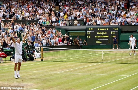 Roger Federer lần thứ 8 vô địch Wimbledon - Ảnh 4.