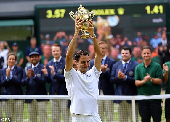 Roger Federer lần thứ 8 vô địch Wimbledon - Ảnh 5.