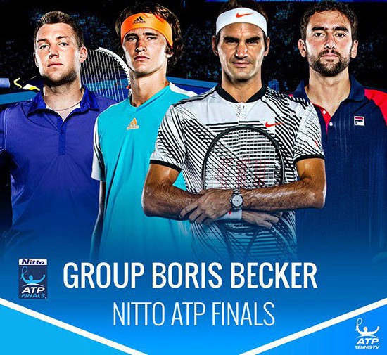 Kết quả bốc thăm ATP Finals 2017: Federer cạnh tranh cùng Zverev, Marin Cilic và Jack Sock - Ảnh 2.