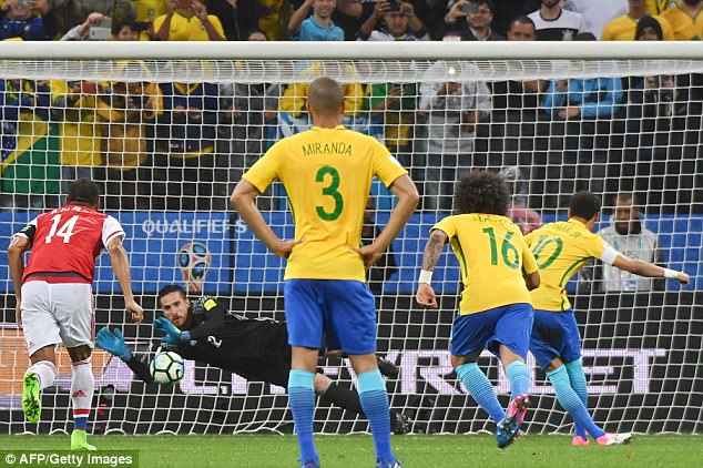 Brazil là đội đầu tiên giành vé tham dự World Cup 2018 - Ảnh 1.