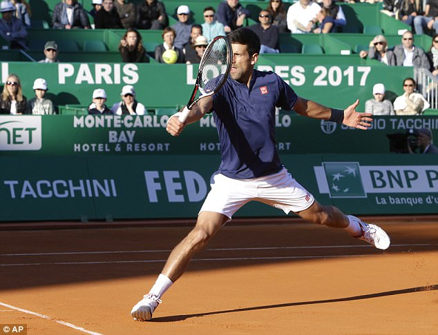 Monte Carlo Masters 2017: Djokovic nhọc nhằn vào tứ kết - Ảnh 1.