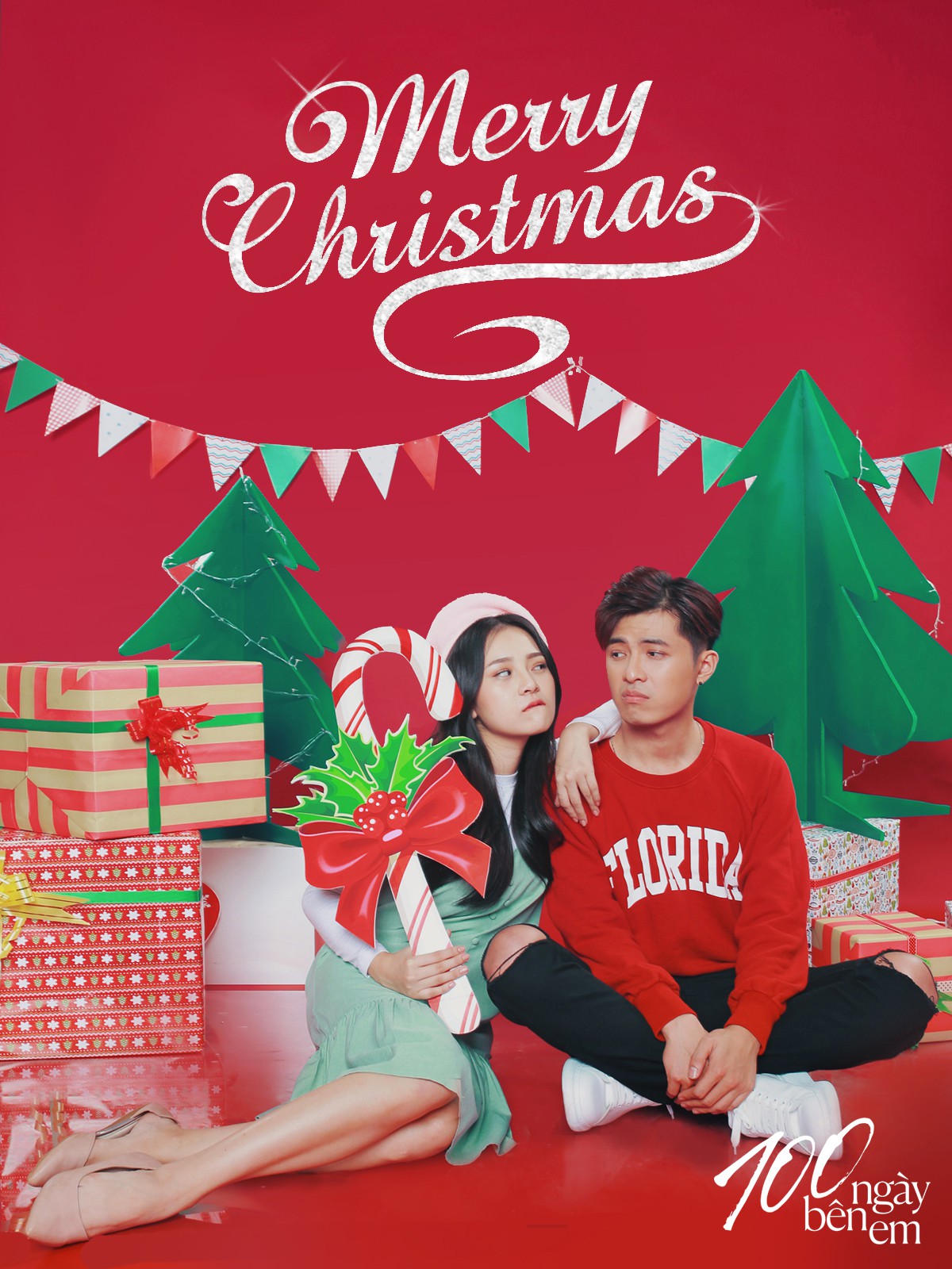 D&agrave;n diễn vi&ecirc;n 100 ng&agrave;y b&ecirc;n em tung bộ ảnh Gi&aacute;ng sinh si&ecirc;u lung linh - Ảnh 2.