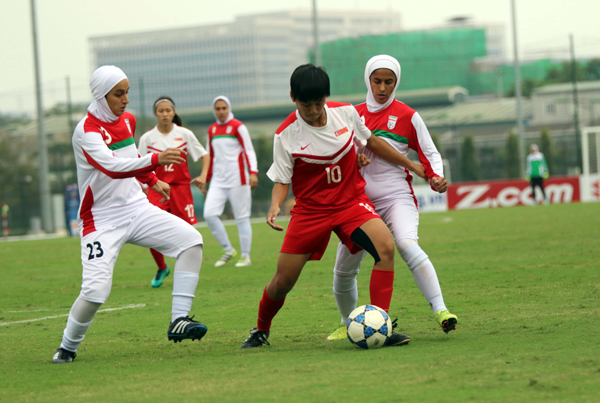 Vòng loại Asian Cup nữ 2018: Thắng dễ Singapore, Iran có 3 điểm đầu tiên - Ảnh 2.