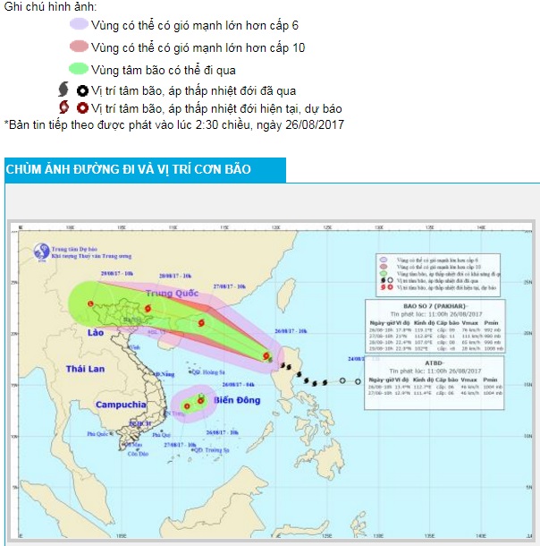 Bão số 7 tương tác với áp thấp nhiệt đới gây mưa diện rộng - Ảnh 1.