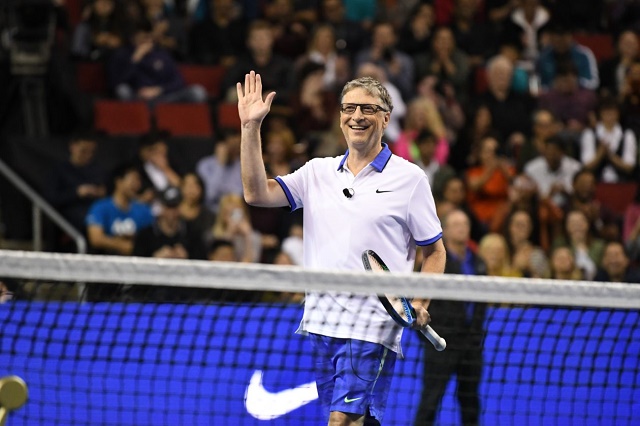 Roger Federer và Bill Gates đánh cặp với nhau tại giải đấu từ thiện - Ảnh 6.