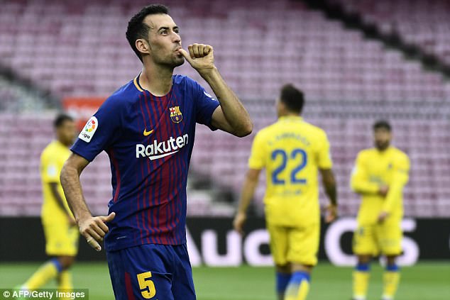 Barcelona dễ dàng hạ Las Palmas trong trận đấu không có khán giả - Ảnh 2.