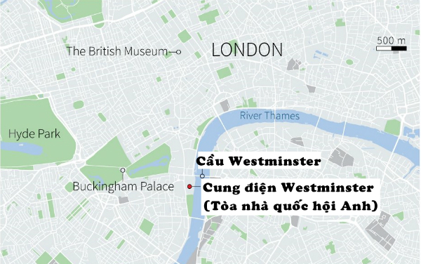 Nhìn lại những diễn biến chính của vụ khủng bố tại London: 5 người chết, 40 người bị thương - Ảnh 1.