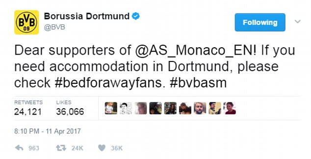 Hành động đáng ngưỡng mộ của CĐV Dortmund sau vụ nổ bom - Ảnh 2.