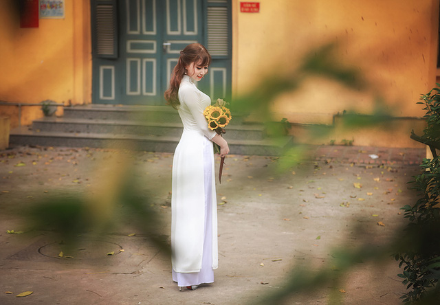 Hoa khôi trường Dược đẹp tinh khôi ngày chia tay mái trường - Ảnh 8. Hoa khôi trường Dược đẹp tinh khôi ngày chia tay mái trường - Ảnh 8.