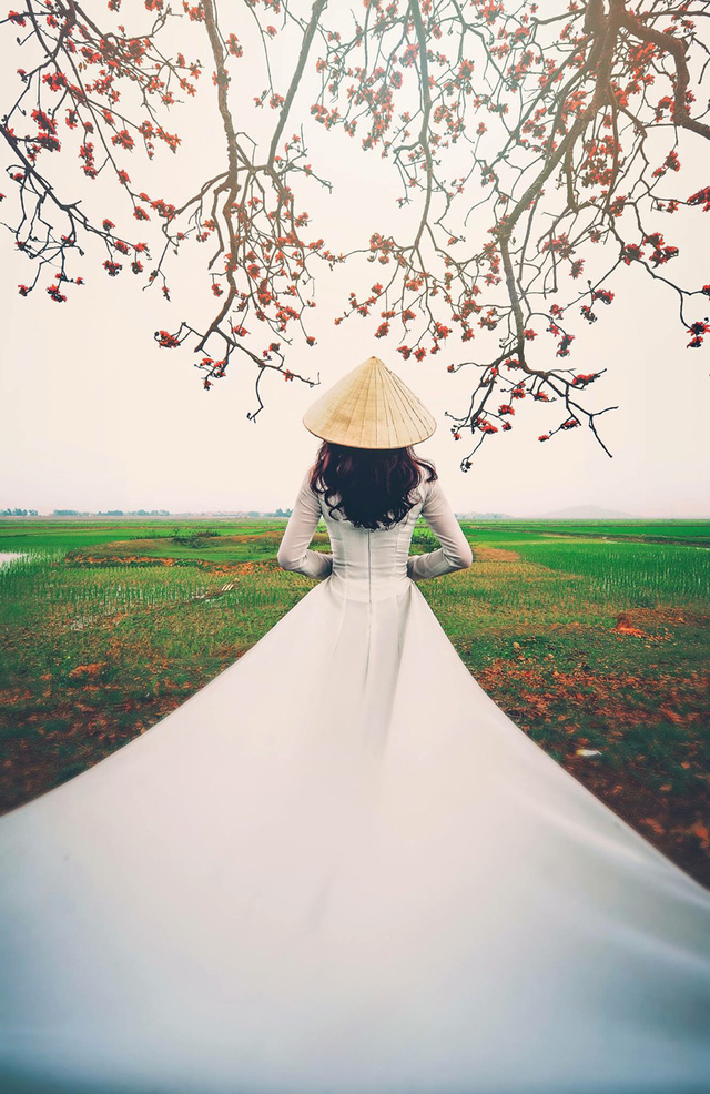 Á khôi ĐH Nội vụ đẹp như nàng thơ trong ánh nắng chiều - Ảnh 4.
