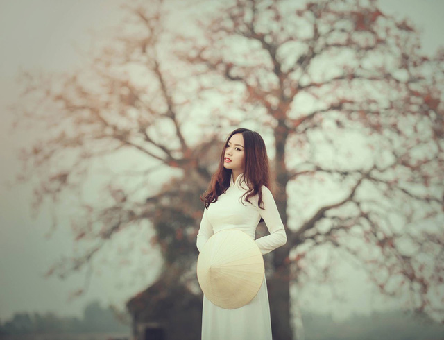 Á khôi ĐH Nội vụ đẹp như nàng thơ trong ánh nắng chiều - Ảnh 12.