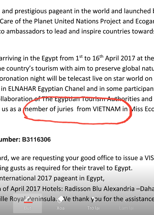 Ngọc Tình được mời sang Ai Cập làm giám khảo Miss Eco International - Ảnh 2. Ngọc Tình được mời sang Ai Cập làm giám khảo Miss Eco International - Ảnh 2.
