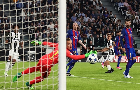 Juventus 3-0 Barcelona: Dybala lập cú đúp, Barca lại cần một cú ngược dòng thần thánh - Ảnh 1.
