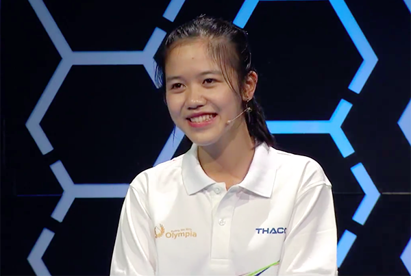 Nụ cười tỏa nắng của nữ sinh Hải Dương thi Đường lên đỉnh Olympia - Ảnh 2. Nụ cười tỏa nắng của nữ sinh Hải Dương thi Đường lên đỉnh Olympia - Ảnh 2.