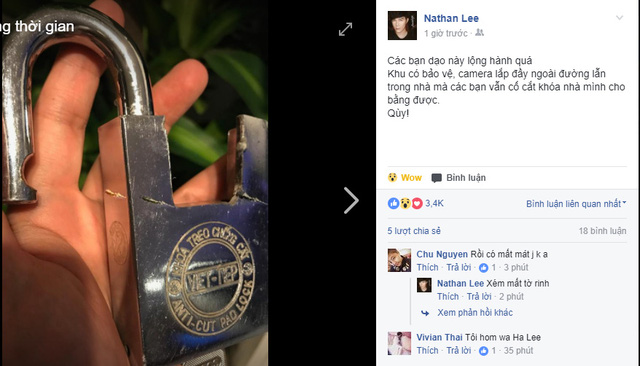 Nathan Lee bị trộm bẻ khóa nhà khi đang đi từ thiện cùng em gái - Ảnh 6. Nathan Lee bị trộm bẻ khóa nhà khi đang đi từ thiện cùng em gái - Ảnh 6.