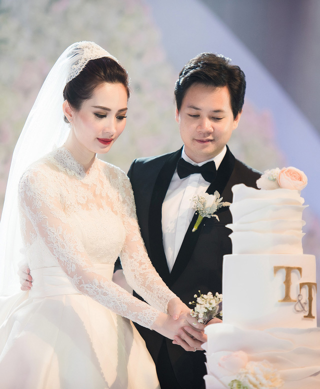 Khoảnh khắc ngọt ngào của Đặng Thu Thảo và chồng trong hôn lễ - Ảnh 8.