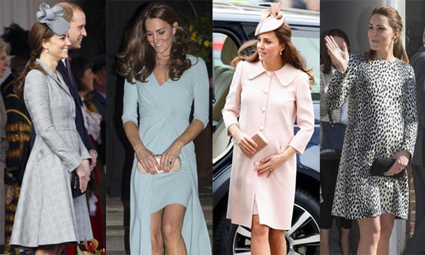 Phong cách thời trang bầu của Công nương Kate Middleton - Ảnh 1.