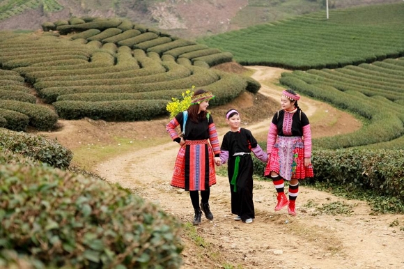 Mai Thu Huyền hóa cô gái dân tộc trên cao nguyên Mộc Châu - Ảnh 9.