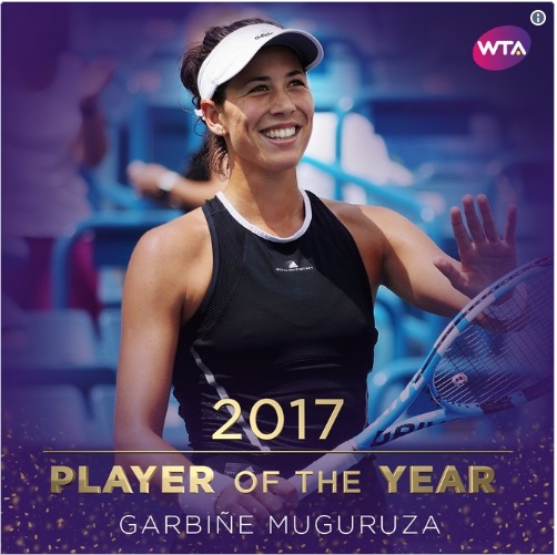 Muguruza trở thành tay vợt nữ xuất sắc nhất năm 2017 - Ảnh 1.