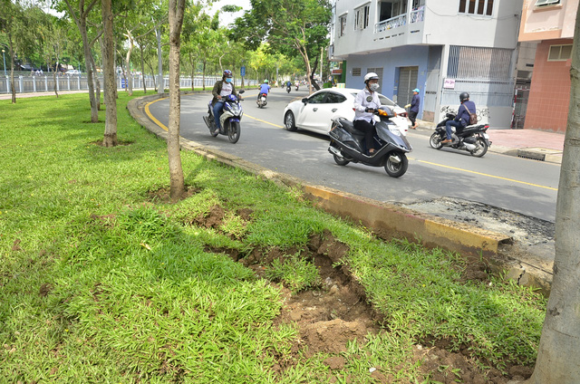 TP.HCM: Vụ nổ trên đường là do khí metan - Ảnh 1.