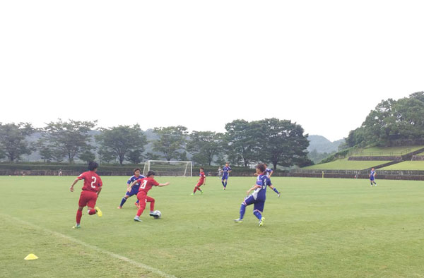 ĐT nữ Việt Nam hòa 1-1 trong trận đấu tập với CLB Okayama Selection Team (Nhật Bản) - Ảnh 2.