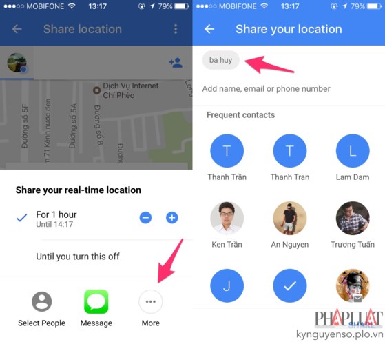 Mẹo chia sẻ vị trí theo thời gian thực trên Google Maps - Ảnh 3.