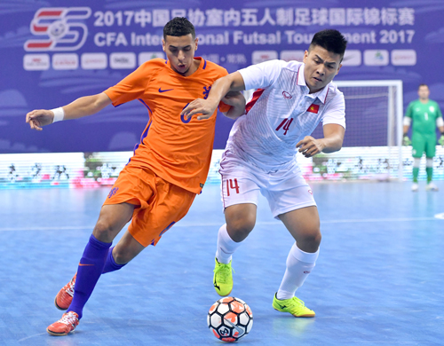 Chia điểm cùng ĐT Hà Lan, ĐT Việt Nam xếp thứ ba tại giải futsal quốc tế CFA 2017 - Ảnh 2.