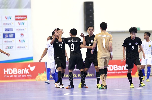 Giải futsal vô địch Đông Nam Á 2017, bảng B: Thái Lan nhất bảng, Malaysia giành vị trí thứ 2 - Ảnh 3.