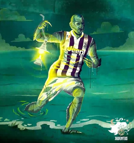 Sao Juventus hóa ác quỷ trong dịp Halloween - Ảnh 4. Sao Juventus hóa ác quỷ trong dịp Halloween - Ảnh 4.