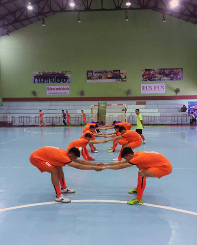 ĐT U20 futsal Việt Nam có buổi tập đầu tiên tại Thái Lan - Ảnh 4.