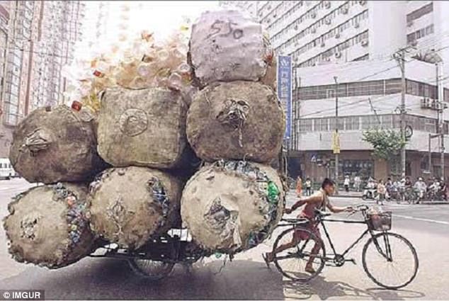 Choáng với những màn chở đồ hiếm có khó tìm - Ảnh 4. Choáng với những màn chở đồ hiếm có khó tìm - Ảnh 4.