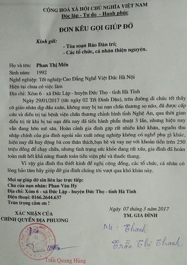 Bố mẹ nghèo van xin cứu cô con gái bị chấn thương sọ não - Ảnh 4. Bố mẹ nghèo van xin cứu cô con gái bị chấn thương sọ não - Ảnh 4.
