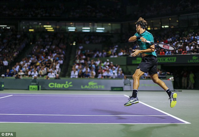 Bán kết Miami mở rộng 2017: Federer 2-1 Kyrgios: Gừng càng già càng cay - Ảnh 3.