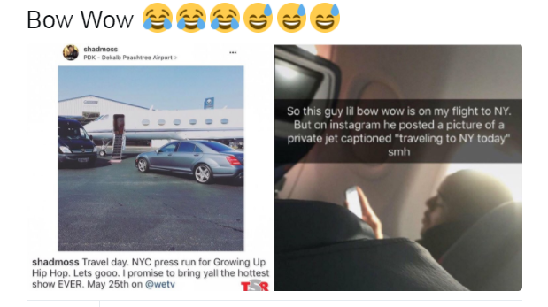 Khoe ảnh phi cơ sống ảo, rapper này bẽ bàng khi bị bóc mẽ - Ảnh 2. Khoe ảnh phi cơ sống ảo, rapper này bẽ bàng khi bị bóc mẽ - Ảnh 2.