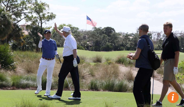 Ông Trump khó dùng ngoại giao golf với ông Tập Cận Bình - Ảnh 1.