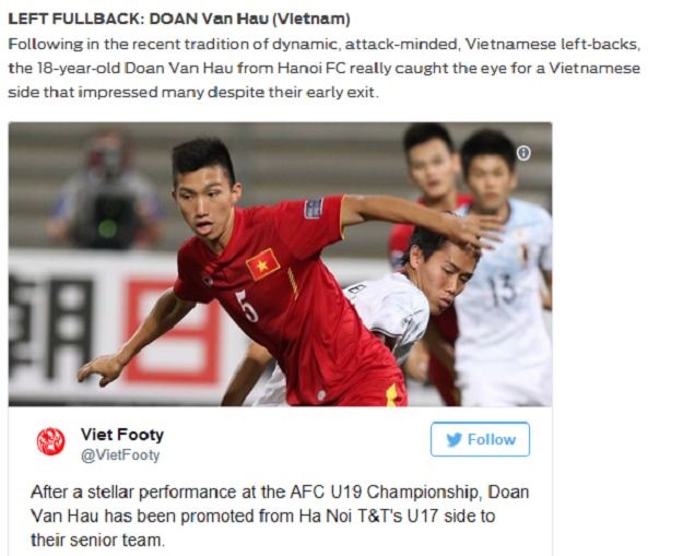 Hậu vệ U20 Việt Nam vào danh sách đội hình tiêu biểu FIFA U20 thế giới - Ảnh 1.