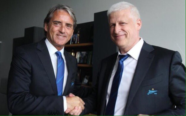 Roberto Mancini ra mắt CLB mới Zenit Roberto Mancini ra mắt CLB mới Zenit