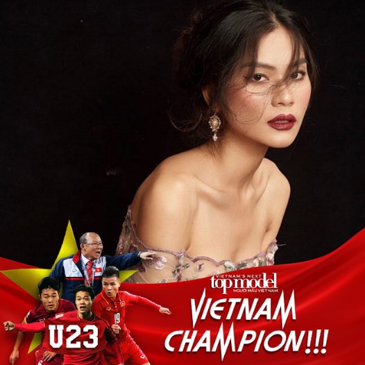 Hoa hậu HHen Niê cùng dàn mẫu Vietnams Next Top Model dự đoán tỉ số CK U23 Việt Nam - U23 Uzbekistan - Ảnh 3.